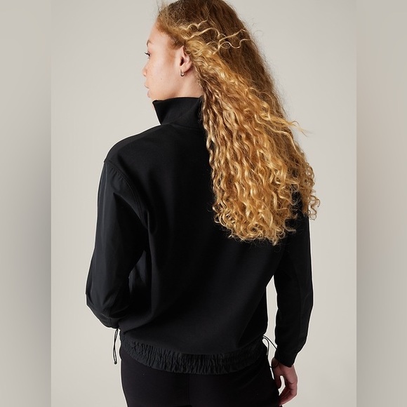 Athleta Triumph Hybrid Half Zip Sweatshirt - Picture 3 of 9